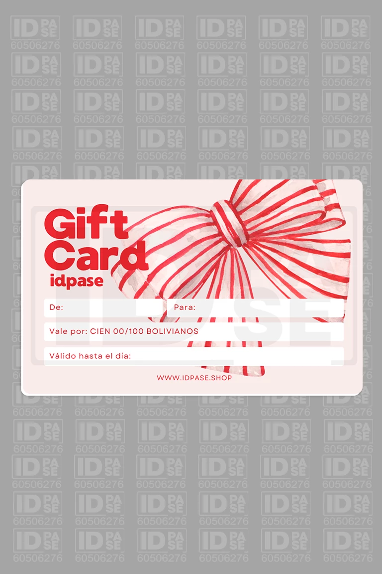 Tarjetas de Regalo PVC: Navideña